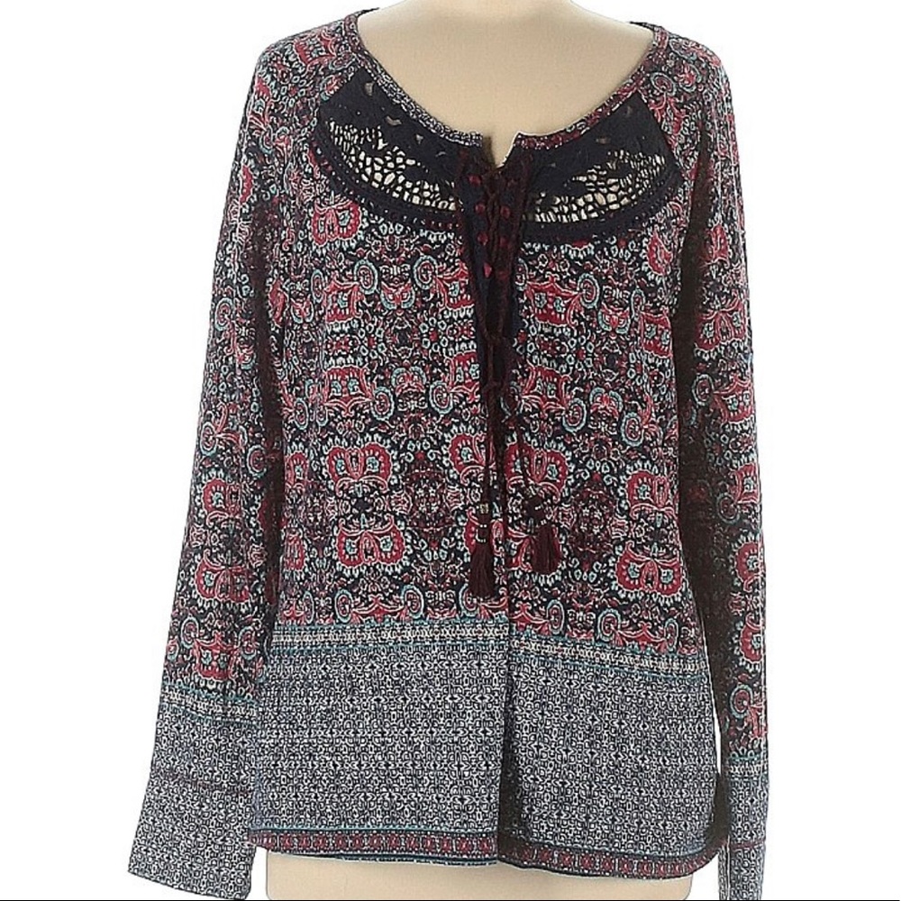 Vintage X America Long Sleeve Blouse
